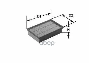 Фильтр Воздушный Fiat: Punto 94-99, Punto Van 96-00, Uno 86-90 Clean filters арт. MA663