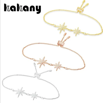 

Kakany Original 1: 1 High Quality Zirconia Shining Zircon Romantic Elegant Bracelet Birthday Gift Women Fashion Glamour Jewelry