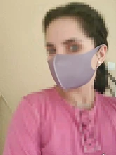 Mascarilla facial lavable y reutilizable de algodón, máscara protectora, color negro, 10 unidades