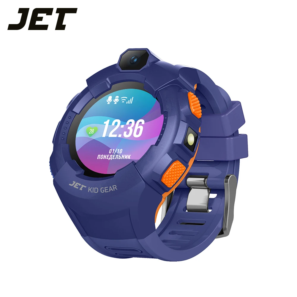 Gear Blue+Orange Наручный смарт-браслет JET KID GEAR - Цвет: Gear Blue+Orange