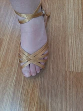 RU Stock alta calidad nueva llegada al por mayor niñas niños/niños tango salón de baile salsa Latino zapatos de tacón bajo