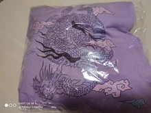 Estampado de dragón suéter con capucha para mujer, tops Kawaii de Hip hop Harajuku de gran tamaño, ropa para mujer