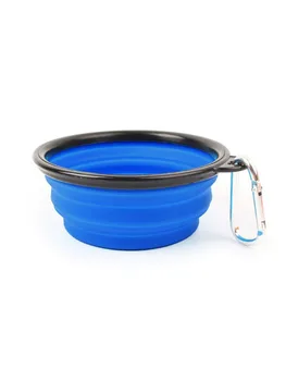 

Silicone foldable bowl with feeding dogs and cats ZDK Petsy (blue)