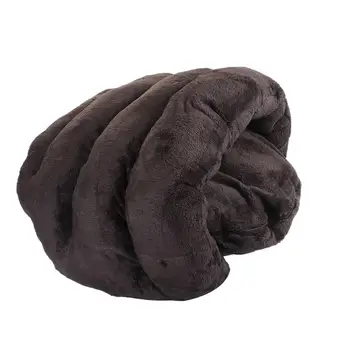 

Brown closed removable and washable warm cat and dog pet nest 50x50x36cm-1
