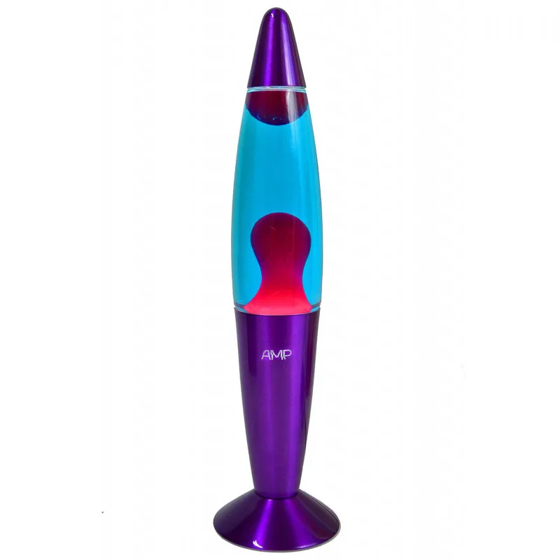 Лава лампа Amperia Rocket Розовая/Синяя(35 см