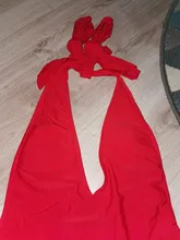 Bañador Sexy unicolor rojo monopieza para mujer, traje de baño Bandage con Push-Up de encaje, bañador brasileño con escote en V profundo y espalda descubierta