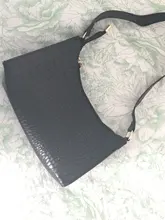 Bolso Baguette de piel de cocodrilo para mujer, bolsas de mensajero de hombro para mujer, bolsos de cuero de marca de lujo, bolsos cruzados, novedad de 2020