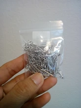 100-200 Uds ojo cabeza pines 20 25 30 35 40 45 50 mm alfileres con ojetes conclusiones para la fabricación de la joyería Diy accesorios de joyería suministros