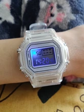 Reloj digital vintage para hombres y mujeres, pulsera con pantalla led electrónica de oro y plata para militares, en color negro, ideal para deportes y regalo