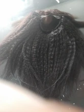 Cabello peruano rizado mechones de cabello Remy brasileño extensiones de cabello humano 100% extensiones de cabello humano mechones para las mujeres negras 1/3/4 Uds