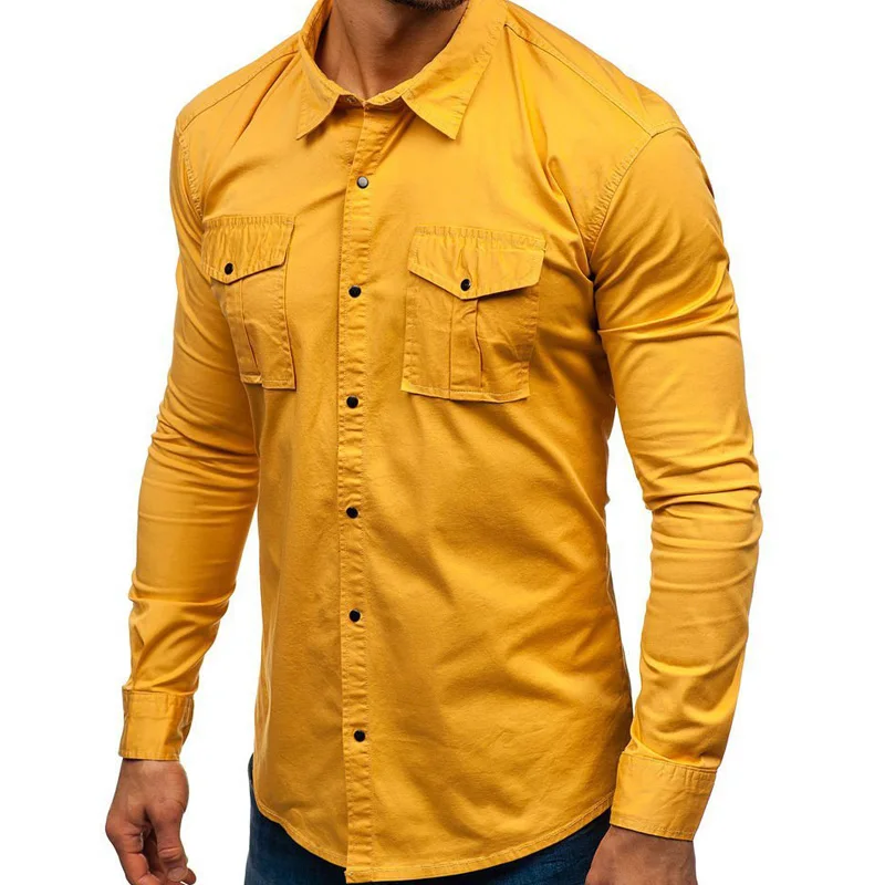 Горячая новинка Роскошные рубашки для мужчин s повседневная официальная приталенная рубашка Топ M-3XL размера плюс мужская одежда Camisa Social Masculina уличная одежда