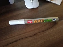 Marcador mágico de color blanco de un solo cabezal marca graso disco óptico vidrio cerámica plástico marcador logstics rotulador