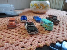 Disney Pixar-Coche de juguete de Metal fundido a presión Cars 3 2, 1:55, Rayo McQueen, Jackson Storm, cosechadora, excavadora, juguete para niños, regalo para el coche