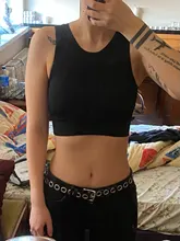 Shirt Underwear Brassiere-Bras Yoga-Crop Fitness Push-Up Cloud Hide Sport Women Top Vest