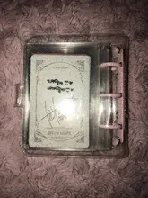 MINKYS Kawaii brillante Mini Bling bolsillo 3 Ring Binder diario cuaderno diario del programa DIY libro de fotos coreano papelería de la escuela