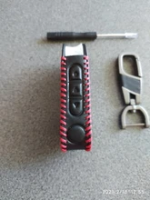 Funda de cuero Real para llave de coche Starline, llavero para mando a distancia LCD, protector de piel, para modelos A93, A63, A36, A39, A66, A96