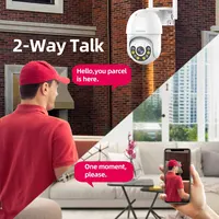 Lenovo 3MP 5MP PTZ WIFI kamera IP Audio CCTV nadzór zewnętrzny 4X Zoom cyfrowy noc kolorowy bezprzewodowy wodoodporny bezpieczeństwo 4