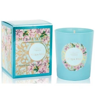 

Candle AMALFI living water with natural essential oils and waxes