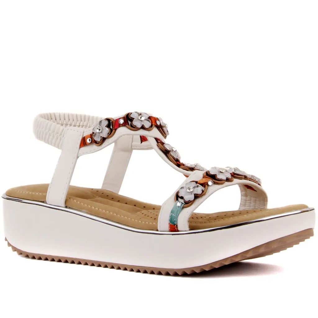 Guja-White Color Women 'S Sandals