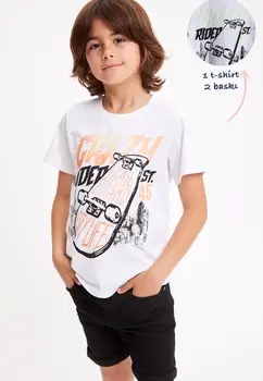 

DeFacto Boy Short Sleeve T-Shirt-L6905A619SM