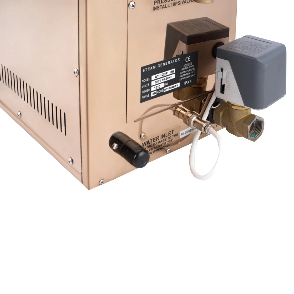  Free Shipping 7KW 380-415V 3 phase stainless steel Steam Generator self drain