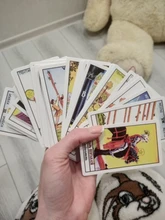 Cartas de tarot rusas, cartas de Tarot y Guidbook, juegos de mesa, cartas de adivinación del destino