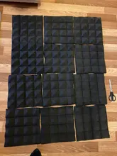 Wall-Panels Pyramid Studio-Treatment Acoustic-Foam Sound-Absorption 12pcs 25--25--5cm