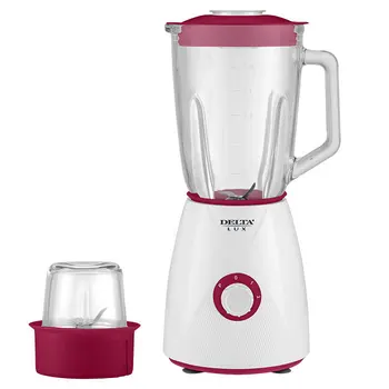 

Blender landline кофемолкой Delta Lux dl-7314 White with бордовым