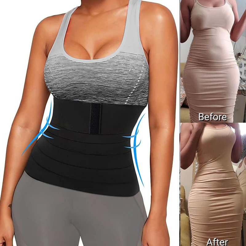 shapewear for women Snatch Me Up Bandage Wrap Waist Trainer Shaperwear Belt Women Slimming Tummy Belt Corset Top Stretch Bands Cincher Body Shaper full body shaper