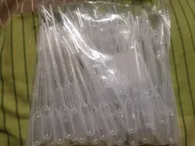 Pipeta de plástico desechable para laboratorio, herramientas de maquillaje de polietileno, gotero pastoral, 100 Uds., 0,2/1/3ML