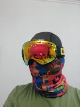 COPOZZ-Gafas de esquí profesionales para hombre y mujer, lentes de doble capa antiniebla, UV400, esquí grande, Snowboard, gafas de nieve