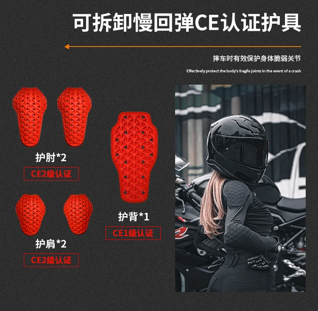 Jaqueta Motocicleta Feminina Ce Aprovado Motocicleta Armadura Corpo Verão  Downhill Moto Proteção Jaqueta De Corrida Roupas - AliExpress