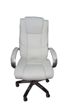 

ARMCHAIR STEERING DIRECTOR ergonomico TAPIZAD0 WITH polipiel HIGH QUALITY WHITE