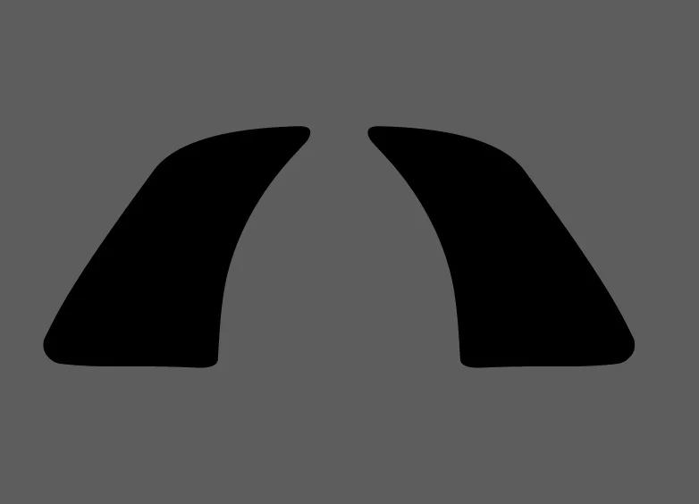 Pellicola Protettiva Pintura Side Stone Guard Porsche 996 997 911 Carrera 2 4 Gt3 (Excl Turbo) Pareja/Coppia