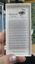 False-Lashes HBZGTLAD Curl 8-15mm Blue Yellow C/D Brand-New