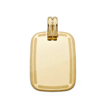 

Pendant Gold Plate 18k frame 24mm. [AA0536GR] -Customizable-RECORDING INCLUDED IN THE PRICE