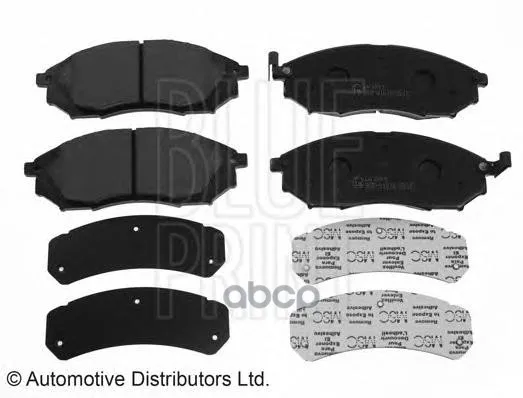 Колодки Тормозные Nissan Murano/Pathfinder/Qashqai/Renault Koleos Передние Blue Print Adn142129 Blue Print арт. ADN142129