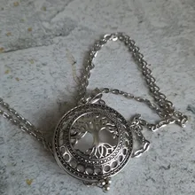 Uds Árbol de la vida del difusor del Aroma collar con Perfume difusor de aceite esencial relicario de aromaterapia COLLAR COLGANTE de moda joyería