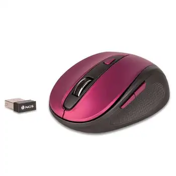 

Wireless Mouse ngs evo mute purple - 800/1600 dpi - 2.4 ghz - 5 silent buttons-receiver nano usb-2xAAA