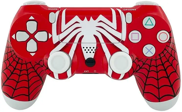 Manette PS4 personnalisée SPIDER RED