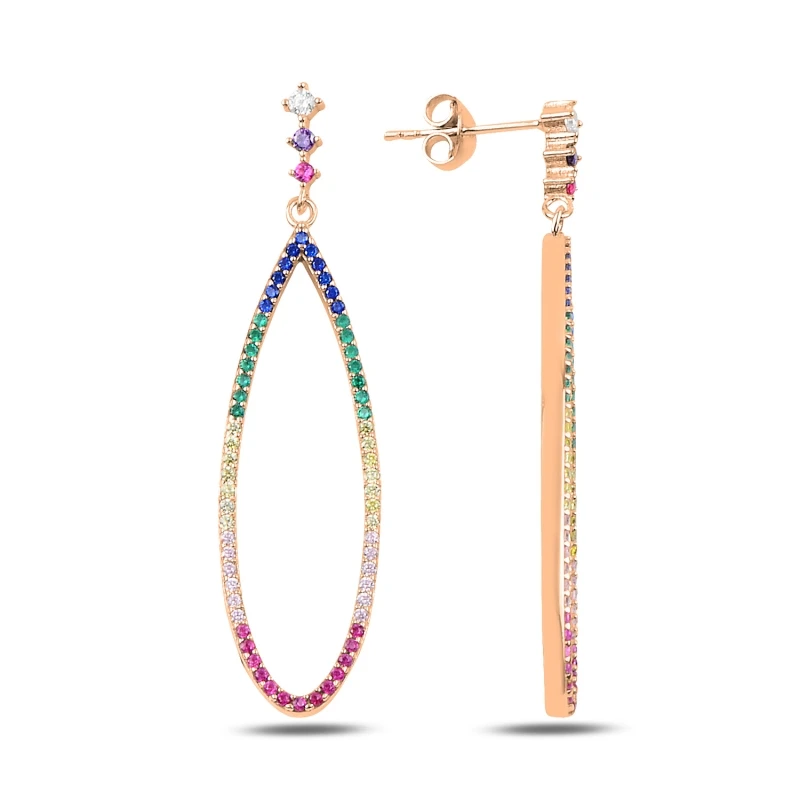 

Armagano Mixed Color Zircon Stone Earrings