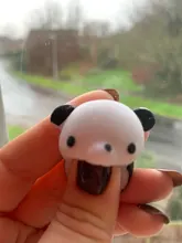 Pelota antiestrés para gatos, juguete antiestrés suave y antiestrés para aliviar el estrés, juguete de mochi que cambia de Color