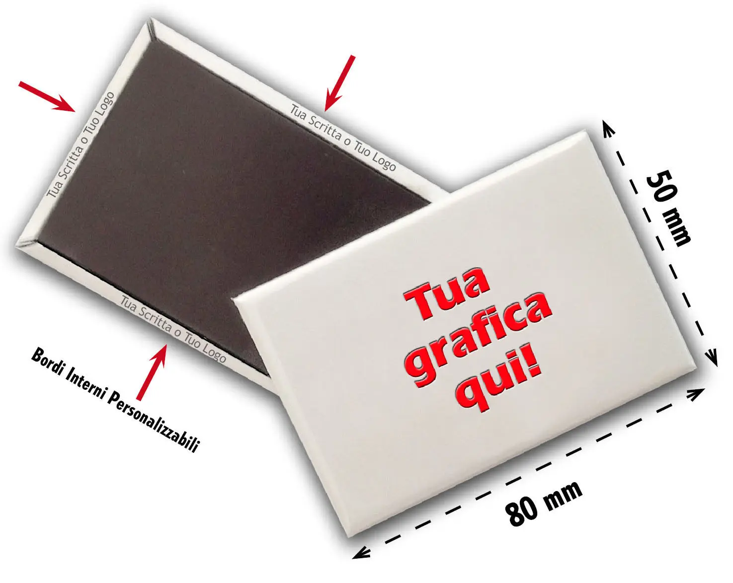 VT Italia Fridge Magnet Souvenir I Love Enjoymagnets CAPODIMONTE CALAMITA Magnete Lazio VAR. Black 