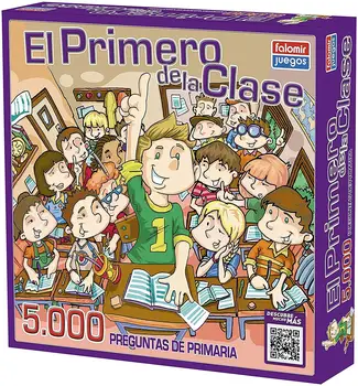 

Falomir first class 5.000 questions, Juego de Table, Education old 10-12