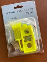 Combo de nivel de cuerda para ajuste y montaje de arco compuesto, flecha a presión para posición de lazo, vástago de nivel de Tiro con Arco duradero de plástico