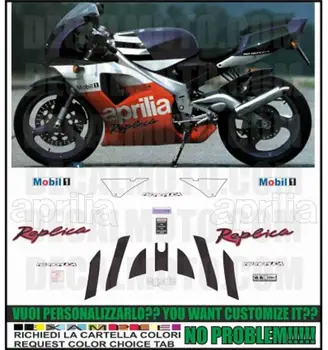 

RS 125 1993 EXTREMA REPLICA STICKERS ADESIVI DECAL SET KIT COMPATIBILI