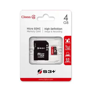 

MicroSDHC 4 GB Classe-4 with SDS3 adapter + 8.74