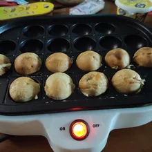 Pequeño fabricante de Takoyaki de la parrilla de barbacoa Mini sartén de carne de placas de pulpo máquina de bolas 20 agujeros 110V 220V, UE nos