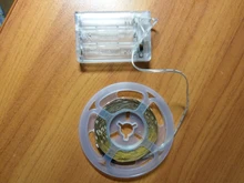 Light Ribbon-Tape Led-Strip Battery-Power White Flexible Smd2835-50cm 3AA 1M 2M 3M 4M