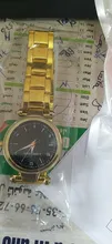Reloj De pulsera dorado De lujo para Mujer, cronógrafo De cuarzo con correa De acero, estilo superior